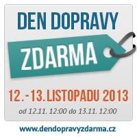 Den dopravy zdarma aneb 36 hodin s poštovným 0 Kč