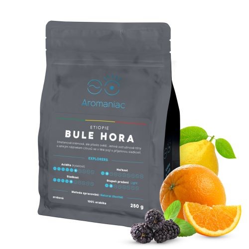 Etiopie Bule Hora – zrnková káva na cold brew