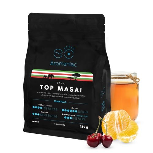 Keňa Top Masai – zrnková káva na cold brew