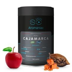 Peru Cajamarca (bez kofeinu, bio) - zrnková, dóza, 250 g