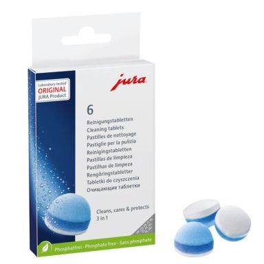 Čisticí tablety Jura - třífázové - 6 ks