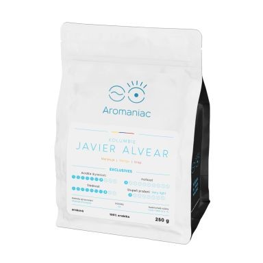 Výběrová káva Kolumbie Javier Alvear - zrnková