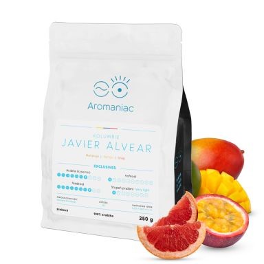 Výběrová káva Kolumbie Javier Alvear - zrnková