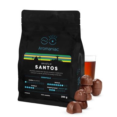 Káva Brazílie Santos - zrnková