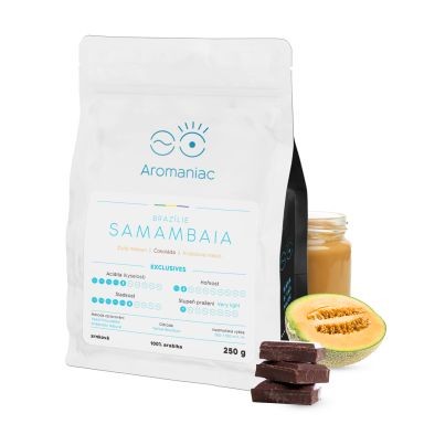 Výběrová káva Brazílie Samambaia - zrnková