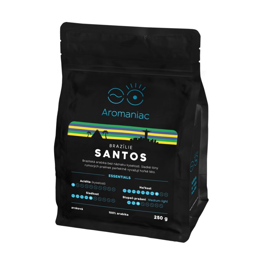 Káva Aromaniac Brazílie Santos